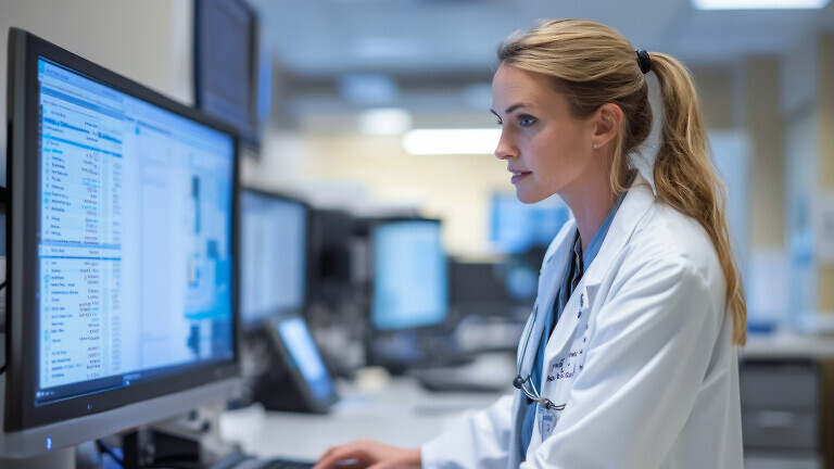 Advanced clinical trial software systems used in tracking patient progress and outcomes