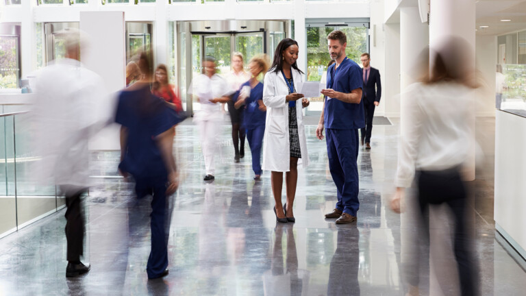 Busy hospital