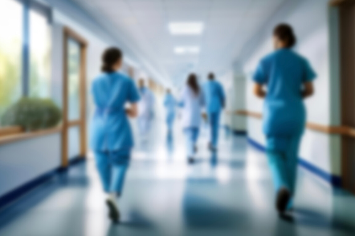 Hospital blurred
