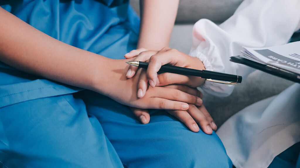 Close up of woman doctors talking