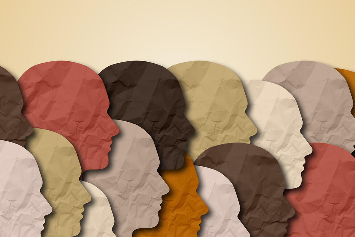 Danger of racism and racial politics concept and exploiting