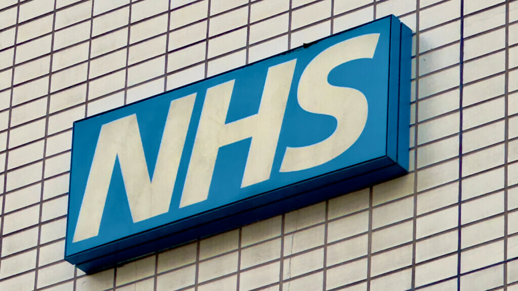 NHS sign