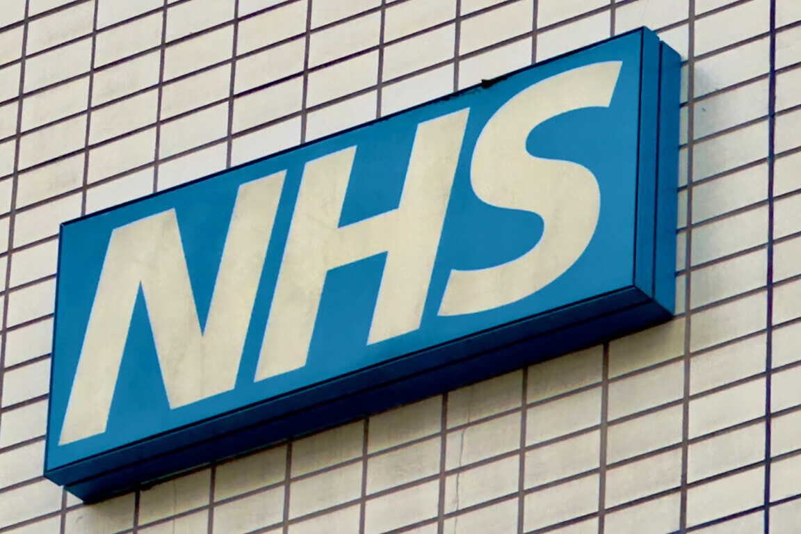 NHS sign