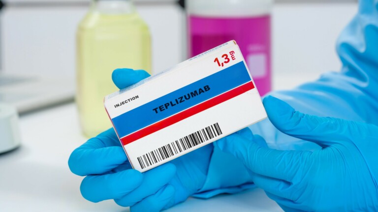 Teplizumab Delays type 1 diabetes onset by preserving beta cells.