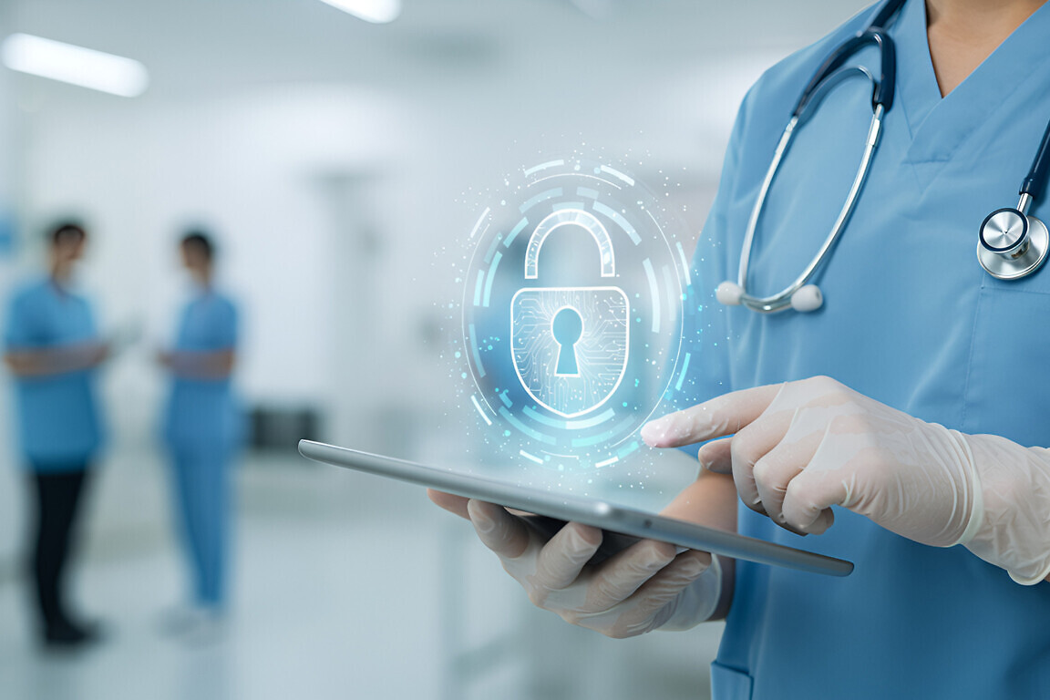 Digital and cyber security in medical and healthcare settings.