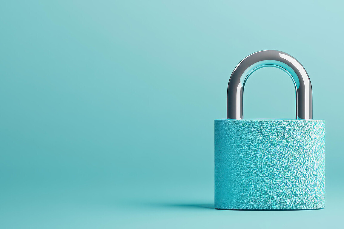 A padlock in healthcare