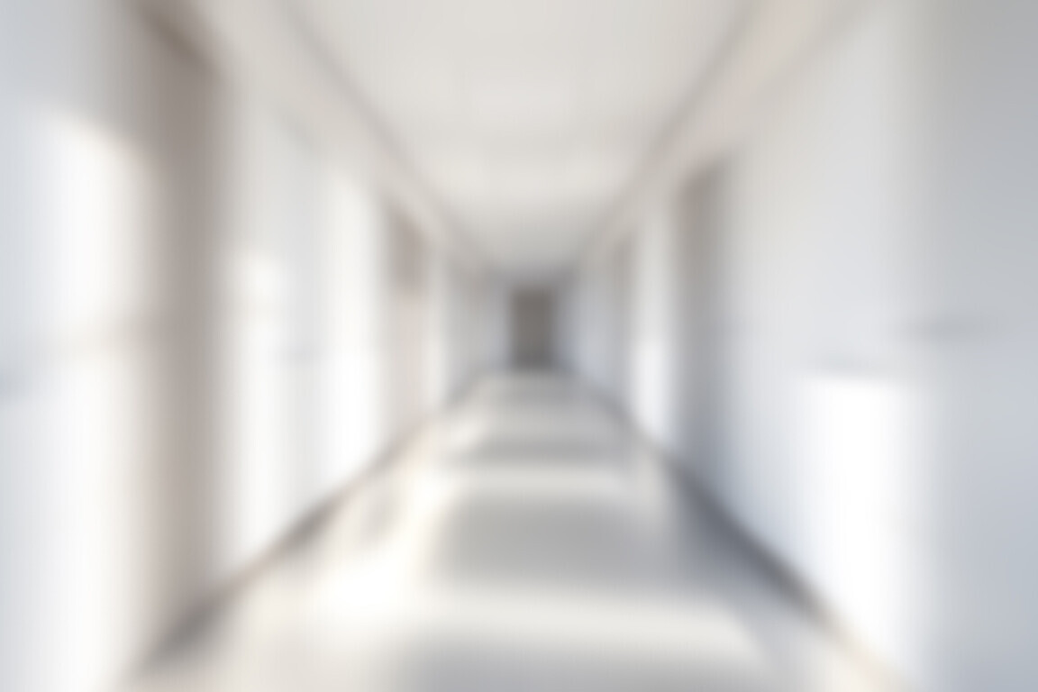 Abstract blurred hospital or clinic interior, medical background for healthcare design