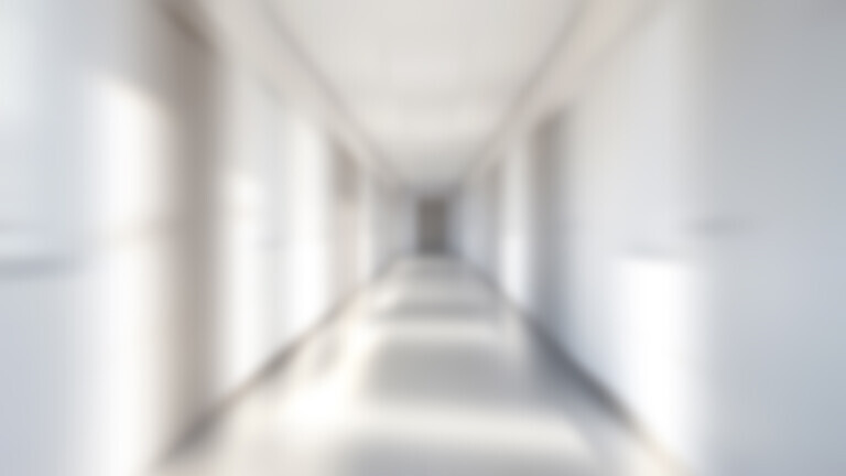 Abstract blurred hospital or clinic interior, medical background for healthcare design