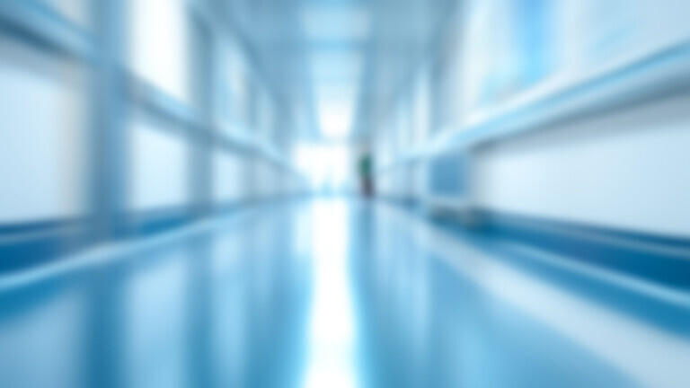 Abstract blurred hospital or clinic interior, medical background for healthcare design