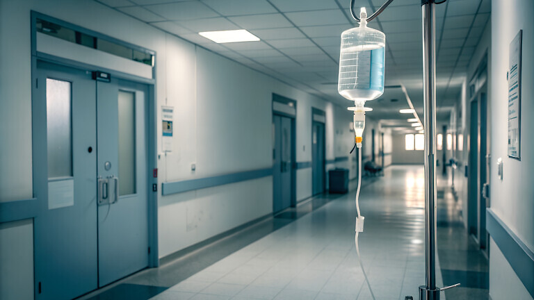 Hospital Corridors, IV Drip Systems