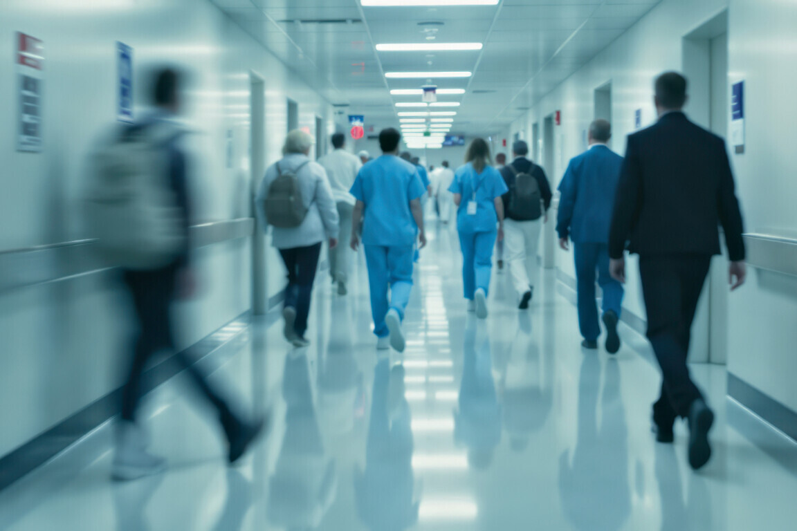 Hospital surgery corridor