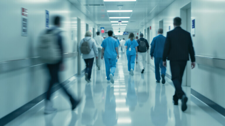 Hospital surgery corridor