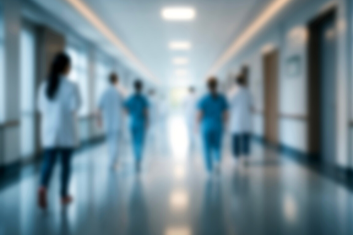 Hospital blurred