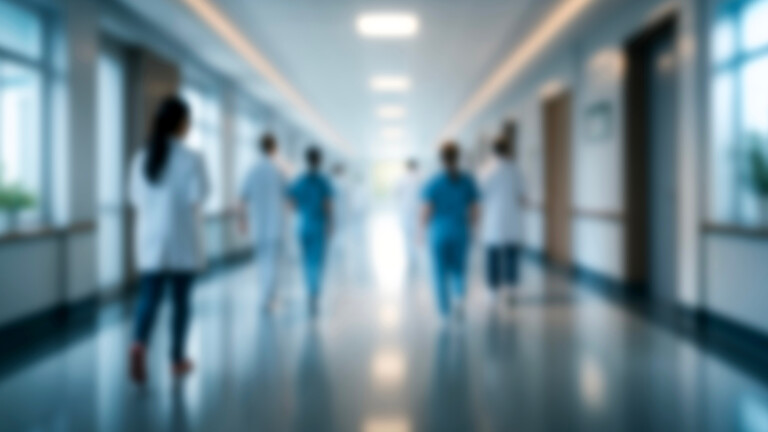 Hospital blurred