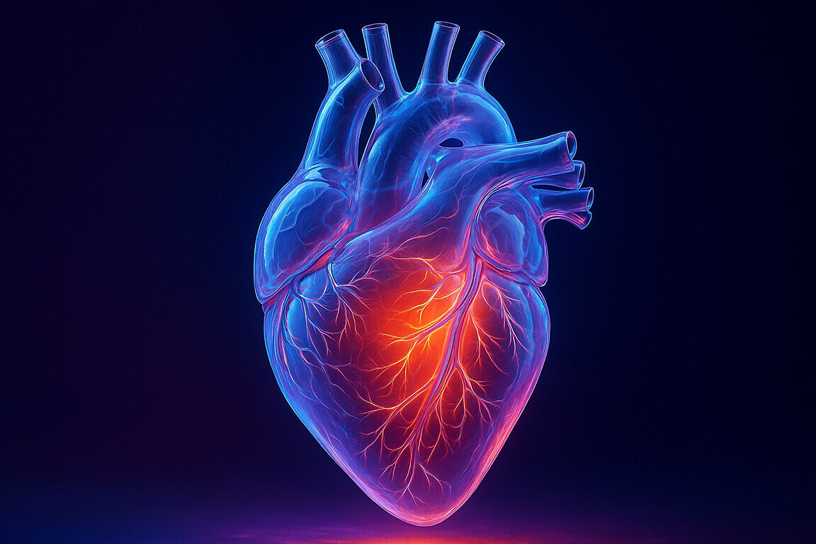 AI generated digital heart