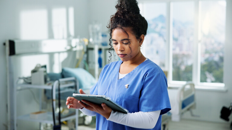 Healthcare workers and technology