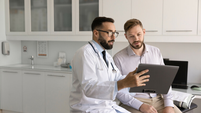 Doctor and patient