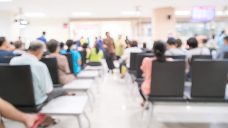 Patients waiting