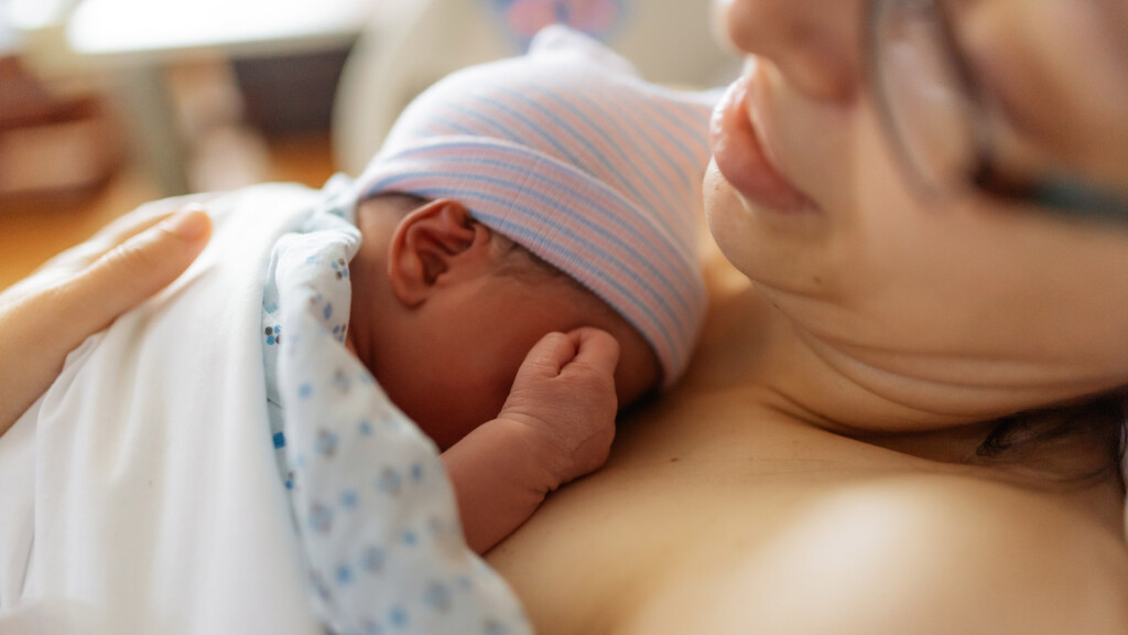 newborn baby in hospital
