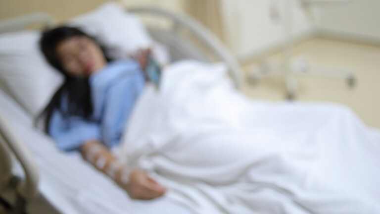 Patient in hospital