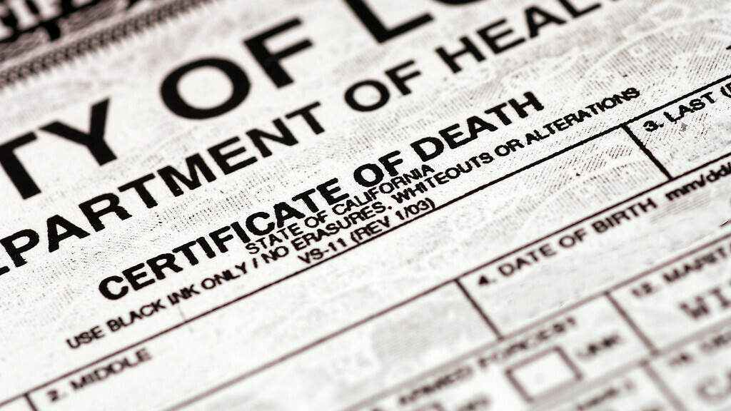 Certificate of Death