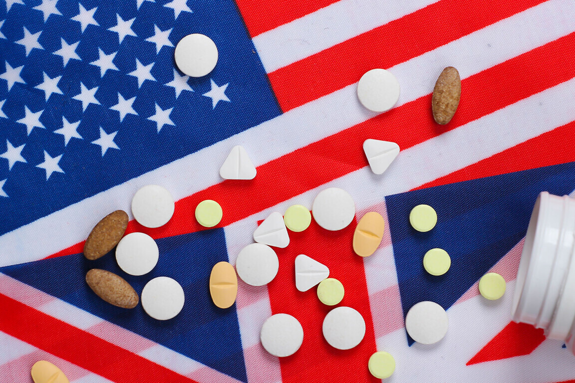 US GB flag