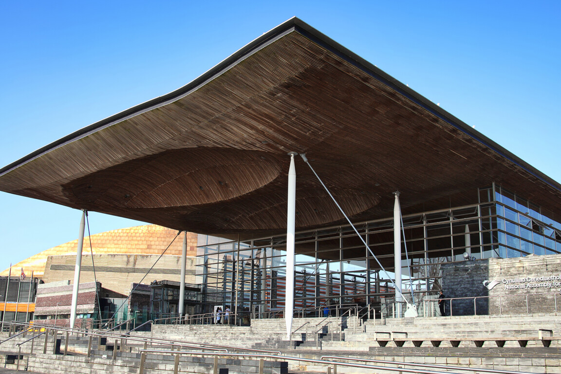The Senedd, Cardiff, Wales