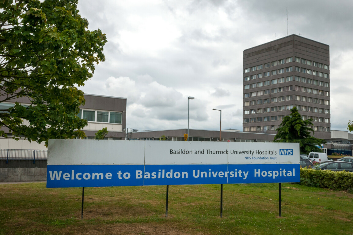 Basildon University Hospital, part of Mid and South Essex NHS Foundation Trust.