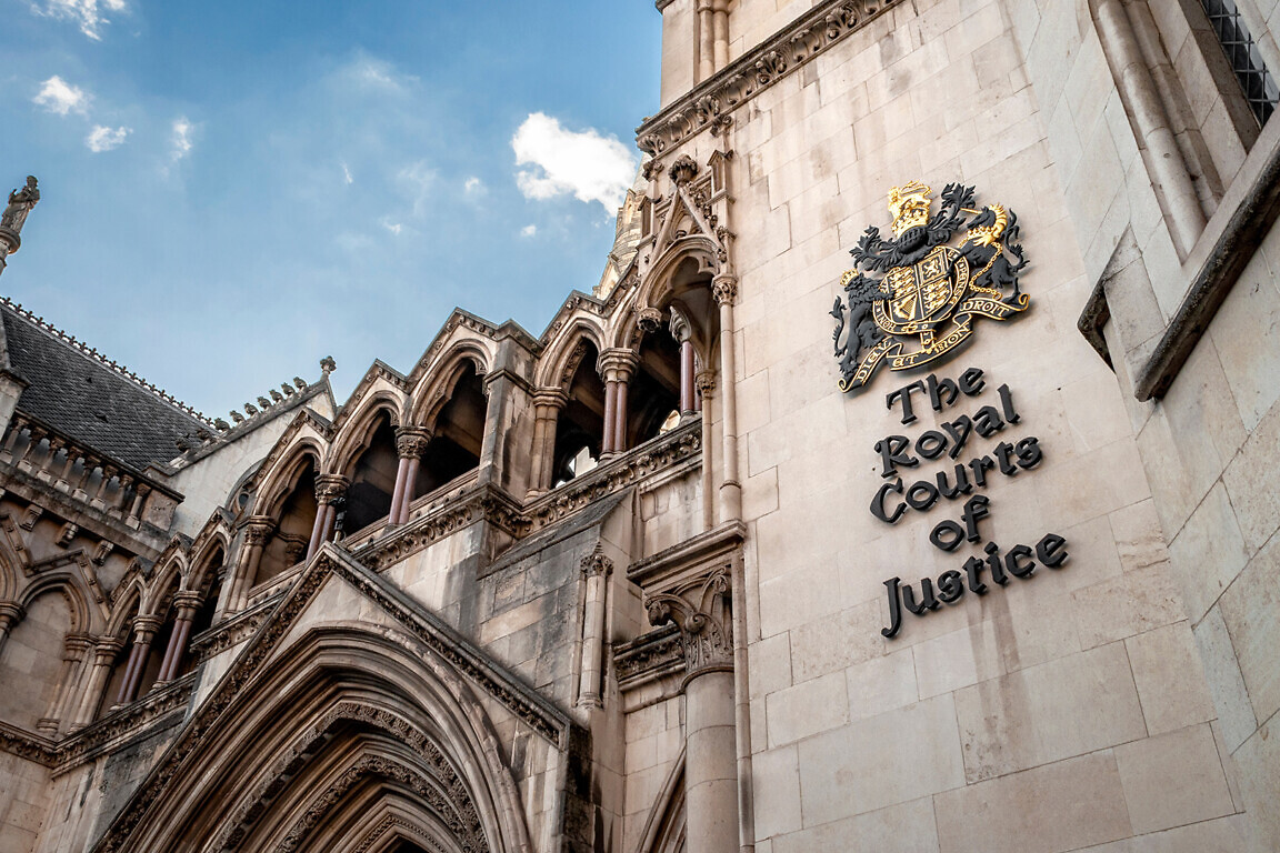 The Royal Courts of Justice in London