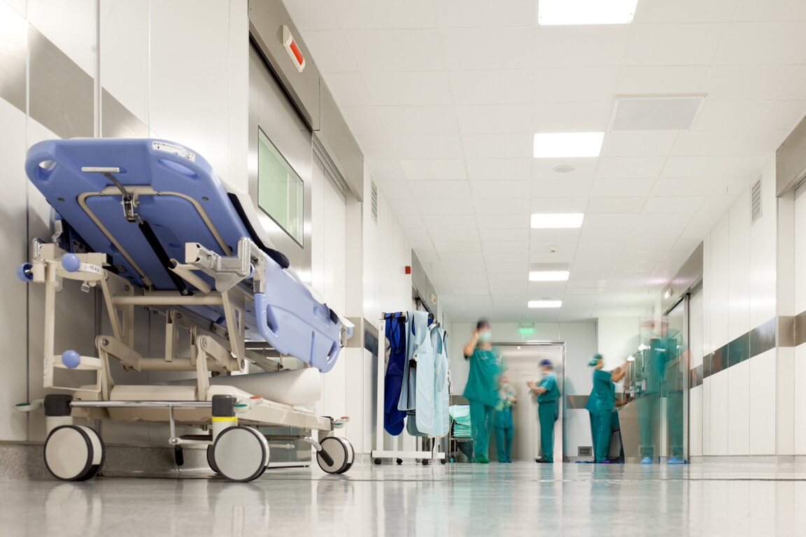Hospital surgery corridor