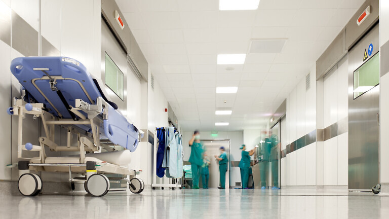 Hospital surgery corridor