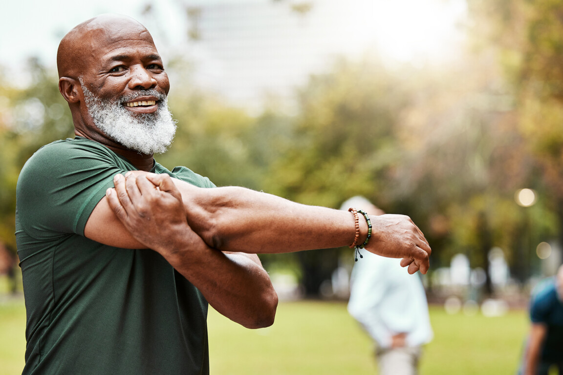Healthy older man
