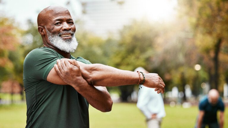Healthy older man