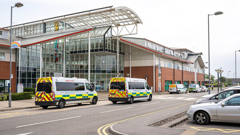 Neath Port Talbot Hospital, south Wales, UK