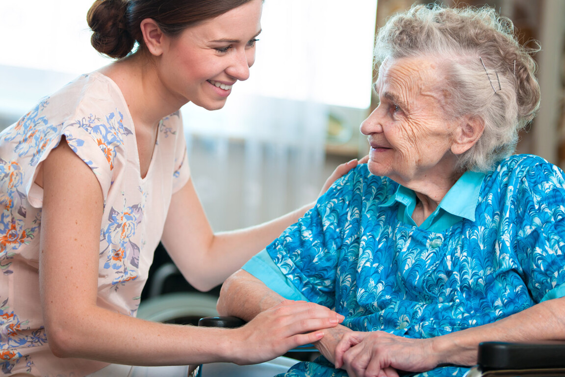 Care home family visit