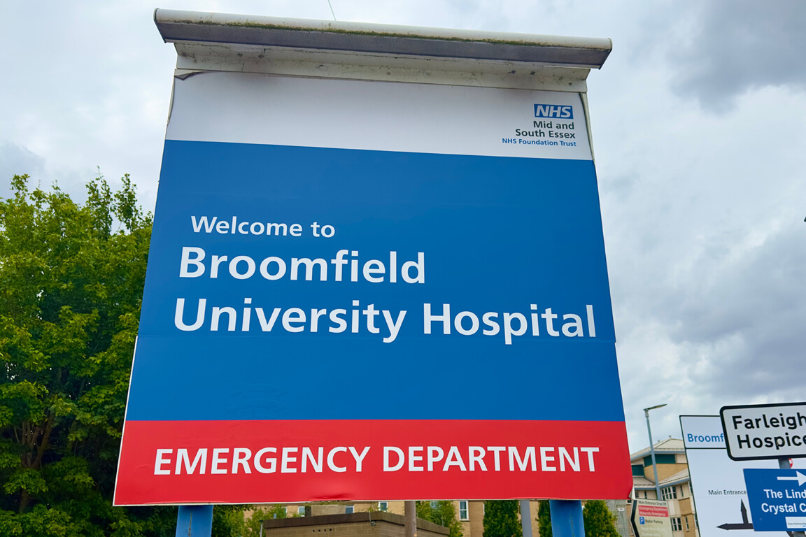 Broomfield Hospital, part of the Mid and South Essex NHS Foundation Trust.
