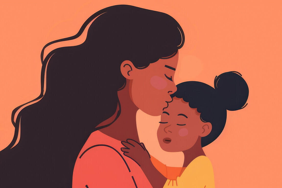 Motherhood concept background . Banner