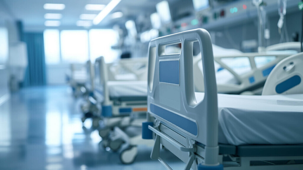 A high-tech ICU ward