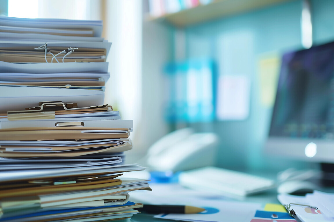 Stack of Medical Records