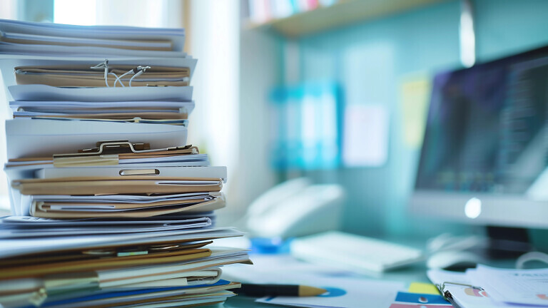 Stack of Medical Records