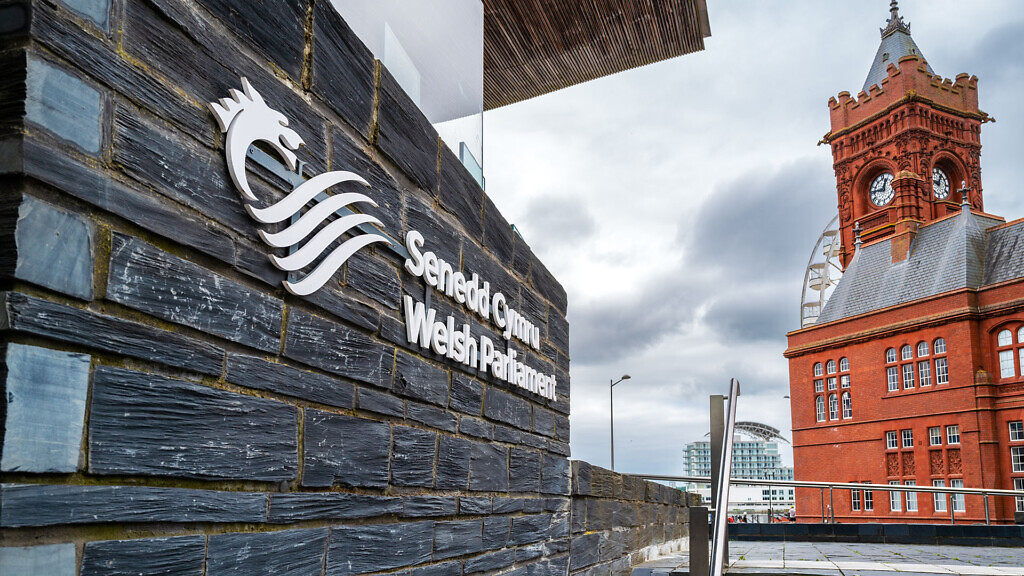 The Senedd, Wales' parliament building