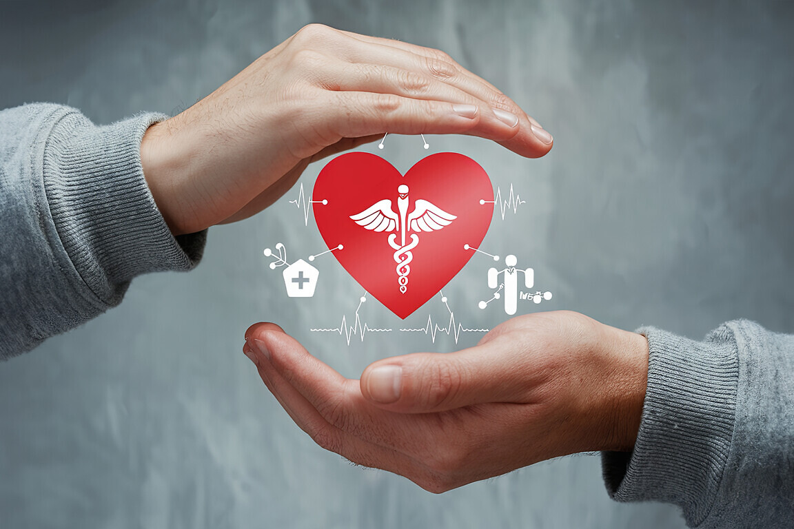 Private healthcare concept represented