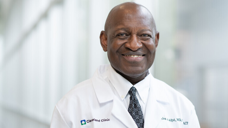 Dr. Alex Adjei, head of Cleveland Clinic’s Cancer Institute.