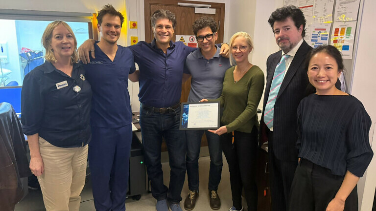 Certification of Queen Square team