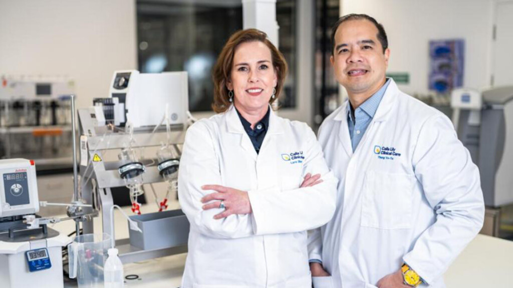 Calla Lily Clinical Care co-founder and chair Lara Zibners and chief executive Thang Vo-Ta.