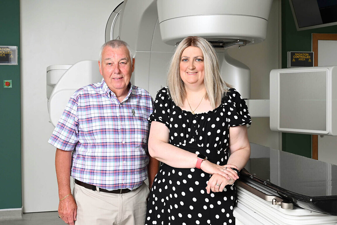 Martin Flynn and Jen McAuliffe represented the thousands of patients who will benefit from the new centre.