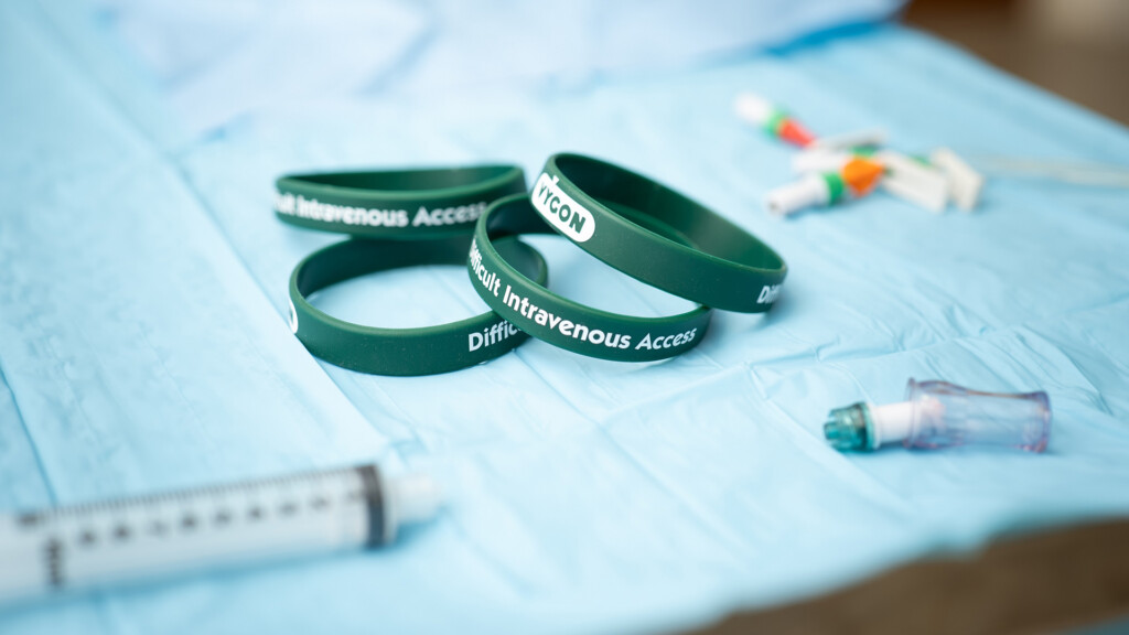 The Difficult Intravenous Access bands are being used at Gloucestershire Royal and Cheltenham General Hospitals