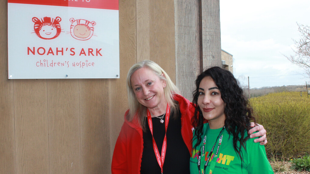 Vikki Kempster with Nitisha Majithia