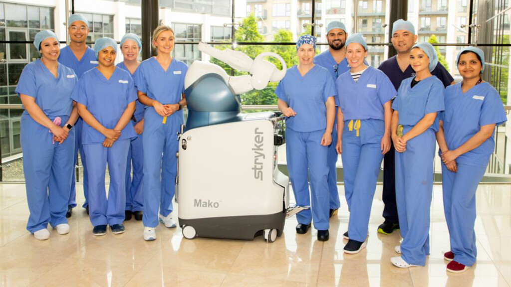 UPMC Sports Surgery Clinic team for Europe's first Mako Shoulder procedure