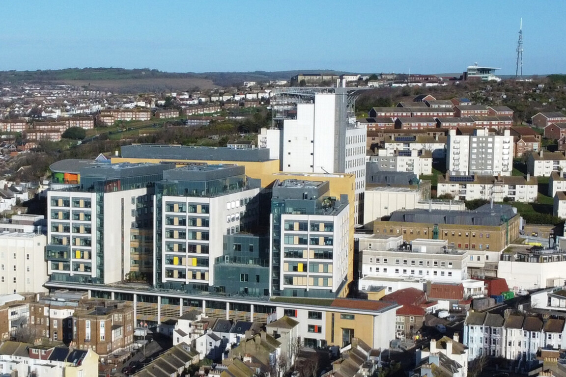 The Royal Sussex County Hospital in Brighton